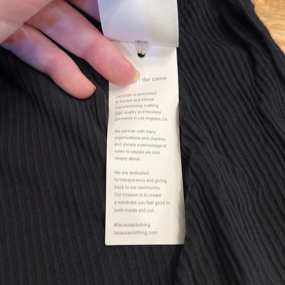 NWT Anthropologie LACAUSA Roxy Ribbed Tank - Picture 7 of 7